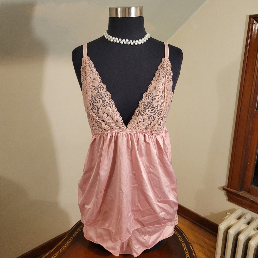 Rachel Roy Blush 2 Piece Teddy Size M